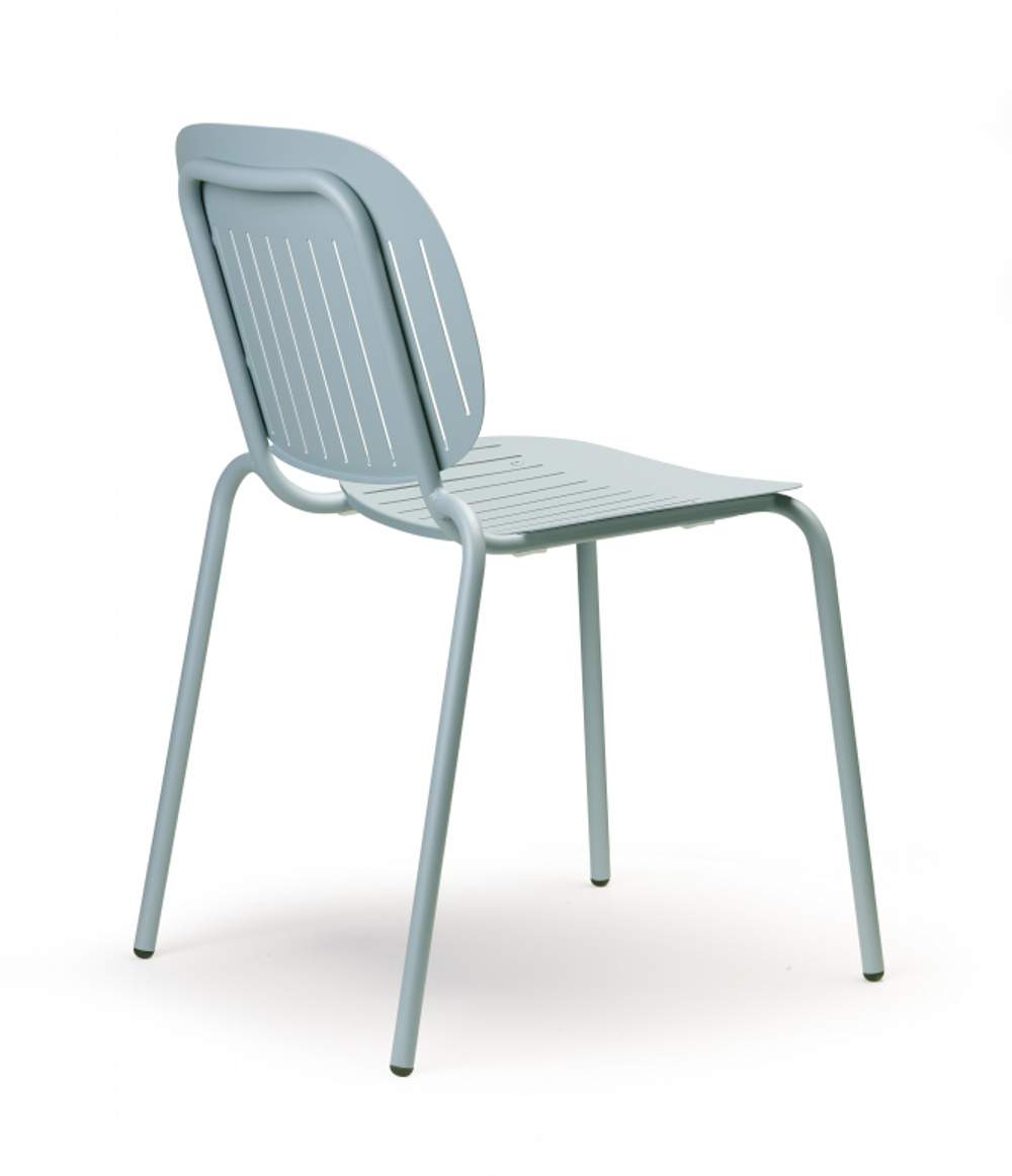 Стул металлический Scab Design Si-Si Barcode, голубой