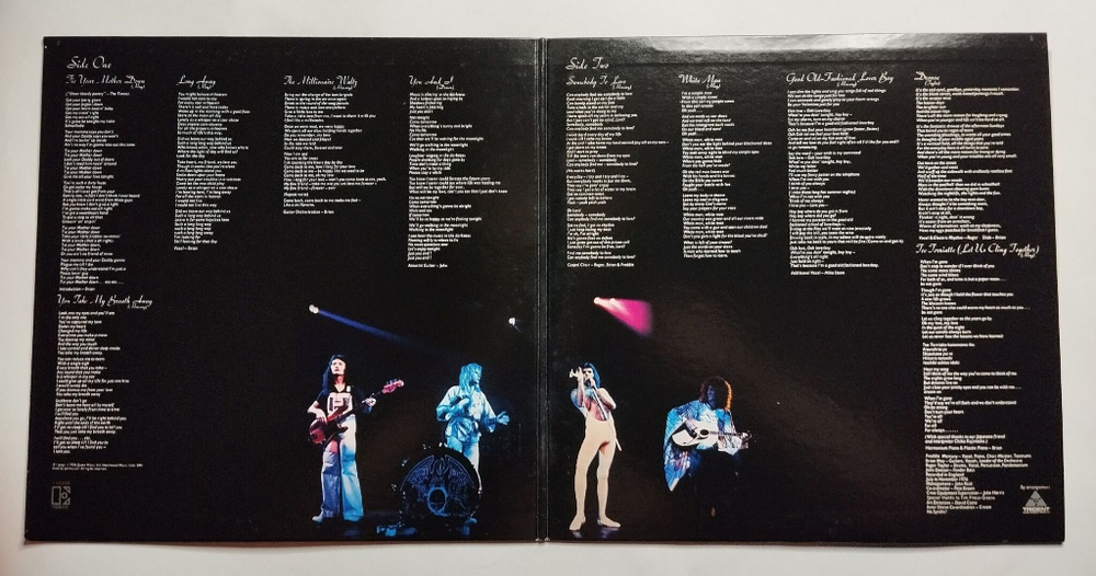Винтажная виниловая пластинка LP Queen A Day At The Races (Japan 1976) (No Obi) (Insert)
