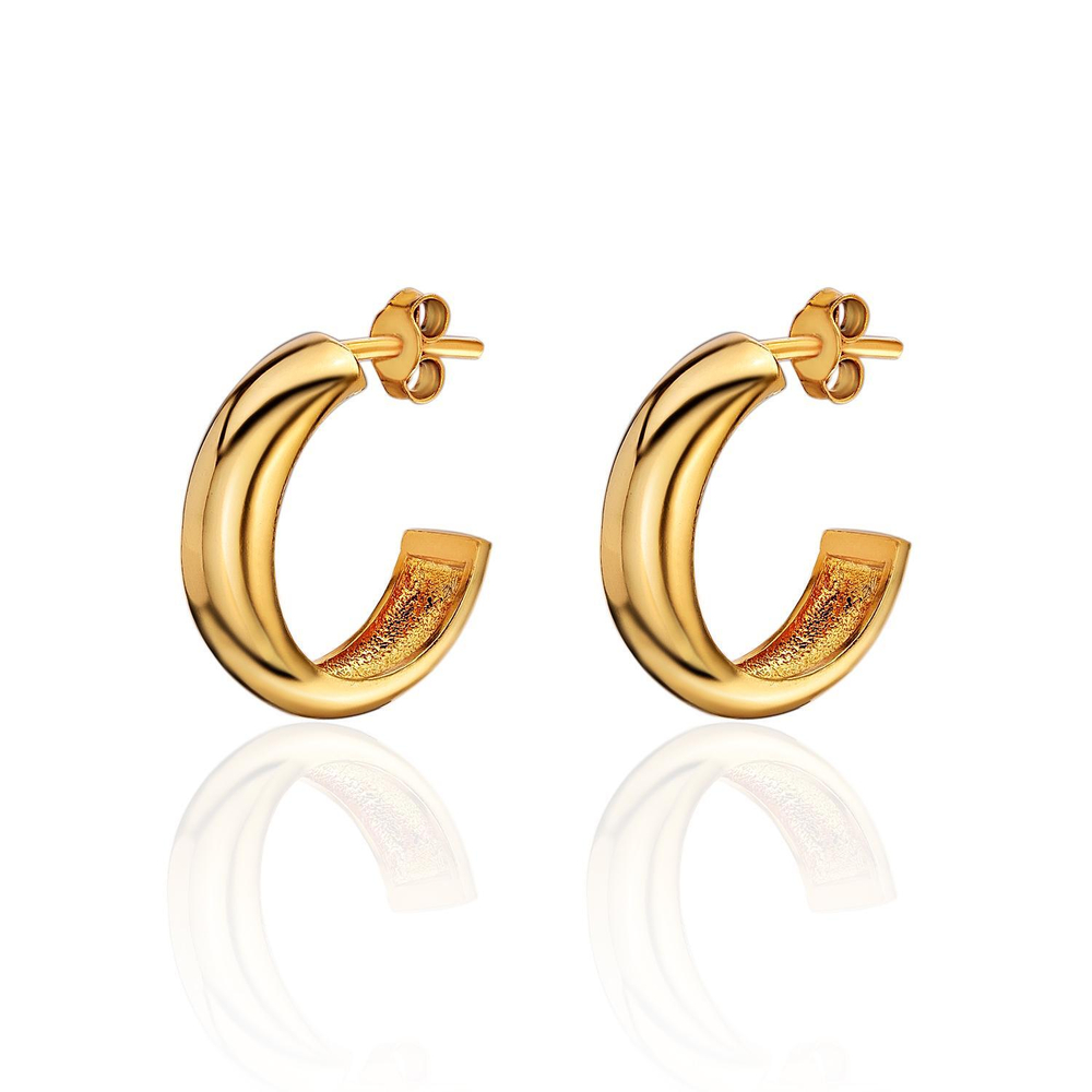 Серьги CLEO RINGS позолота