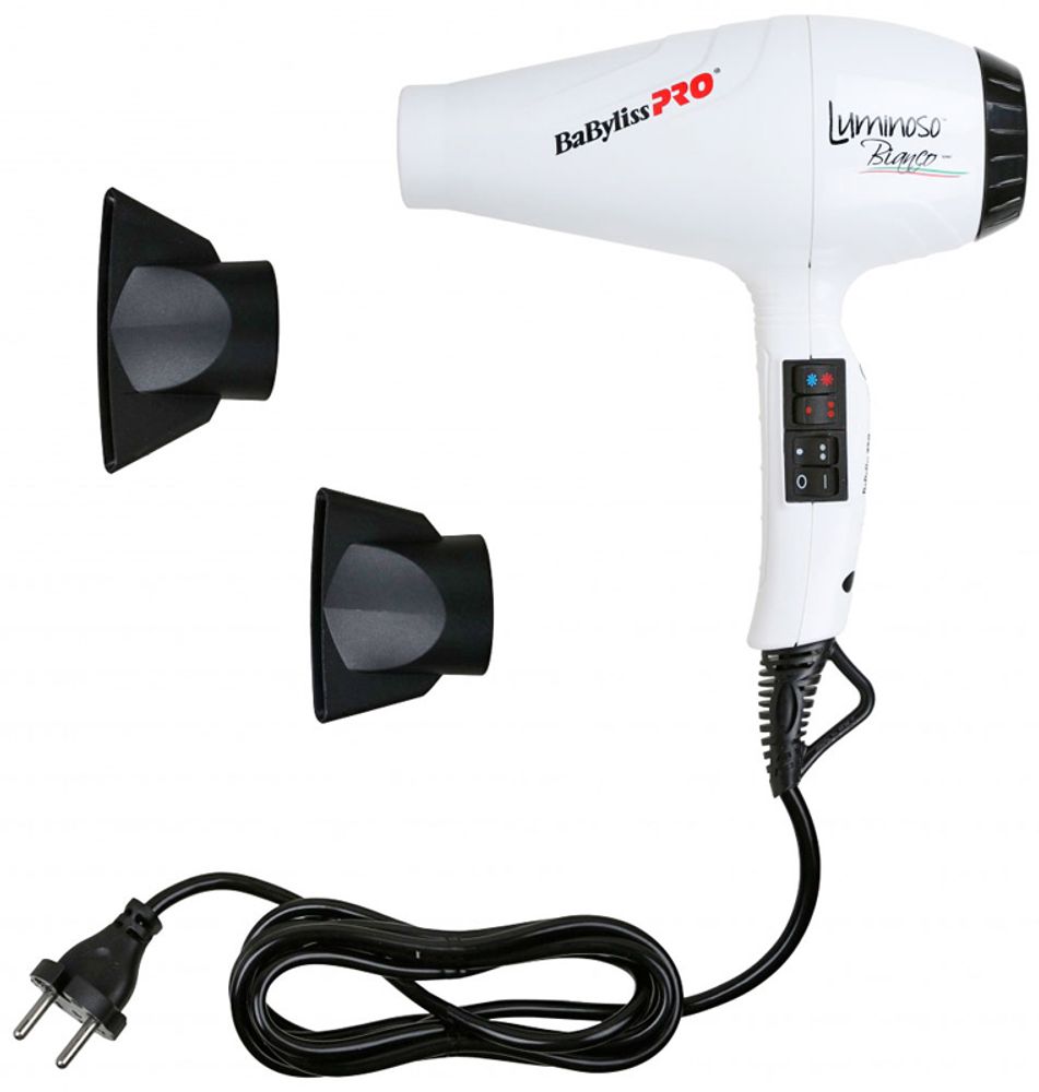 Фен BaByliss Pro Luminoso 450гр белый