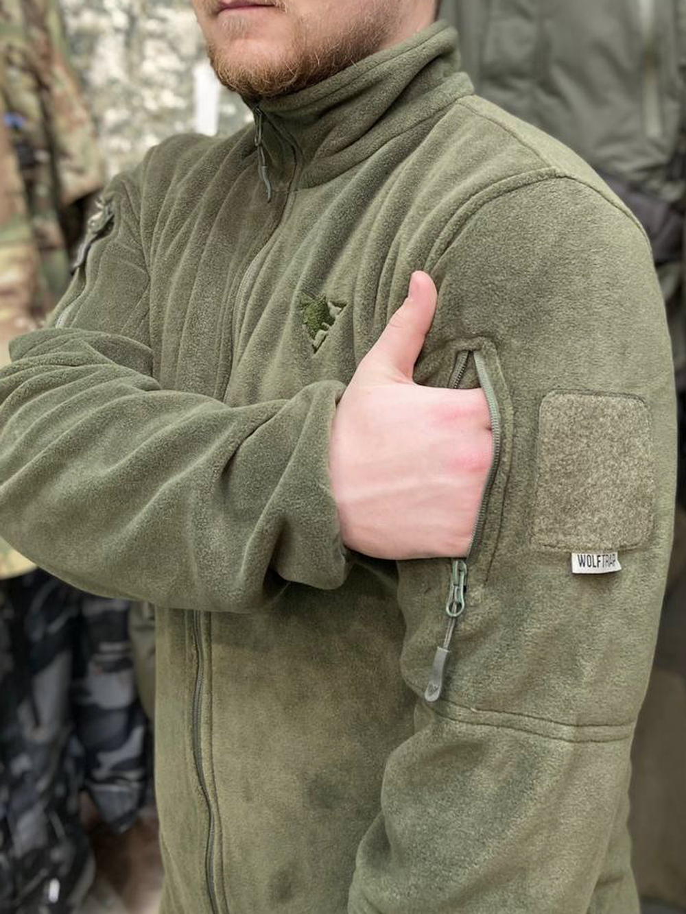 Флисовая кофта WOLFTRAP Outdoor (Турция) Олива