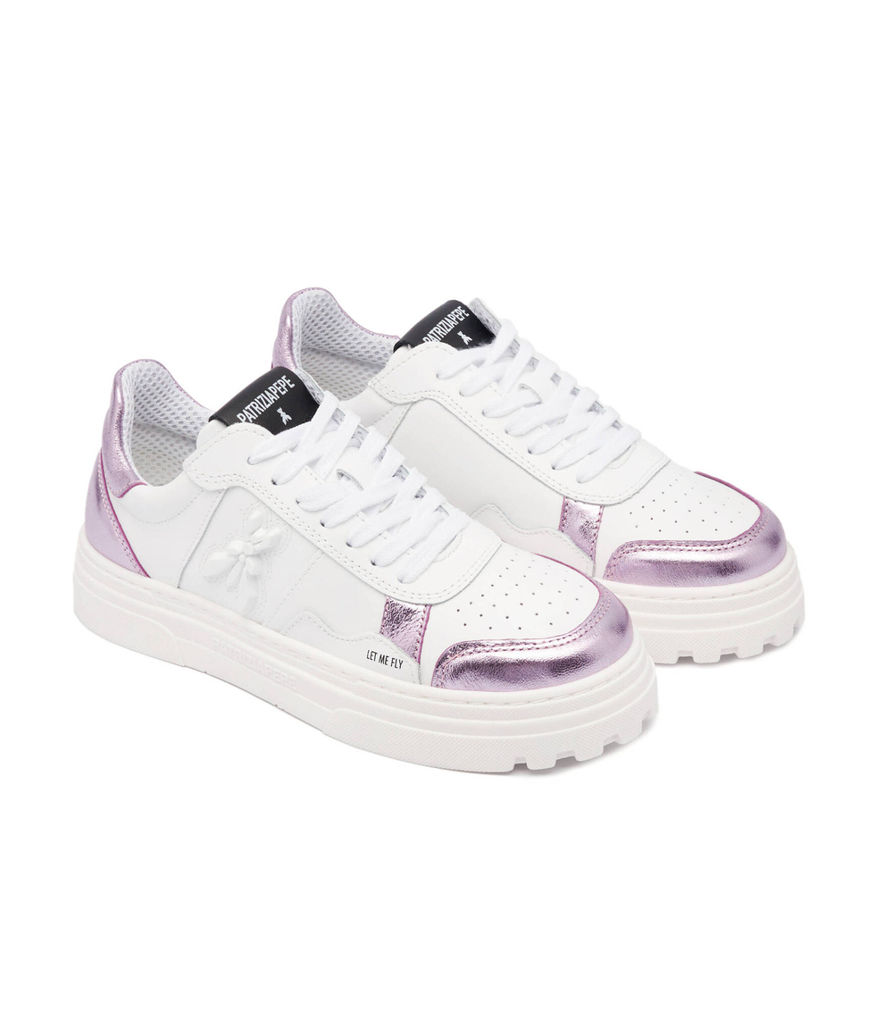 Кожаные кроссовки Patrizia Pepe - белый(2Z0008 L041)