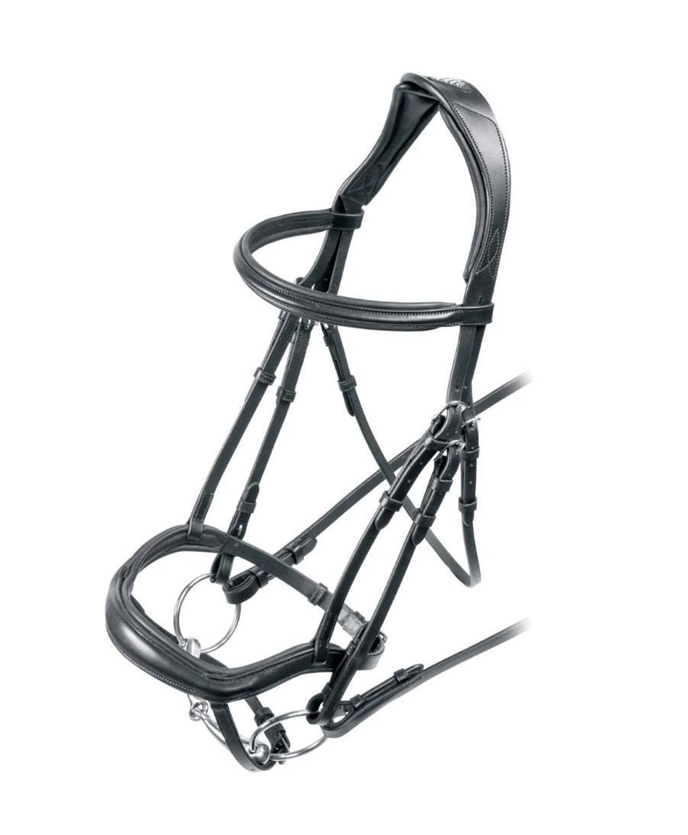 Оголовье трензельное Velociti RAPIDA Ergonomic Flash Bridle BLACK