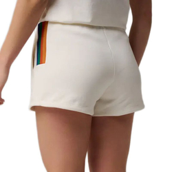 Женские Шорты теннисные Roland Garros Color Lines - ecru