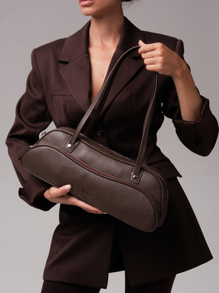 Кожаная сумка Roxy DBR 31186 коричневый торф