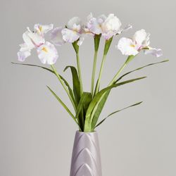 ЦВЕТОК ИСКУССТВЕННЫЙ "РОЗОВЫЙ ИРИС" ВЫСОТА=95СМ. (МАЛ=24 ШТ/КОР=96ШТ.)