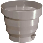 Горшок для цветов пластиковый 3л d-20см «Акцент» мокко