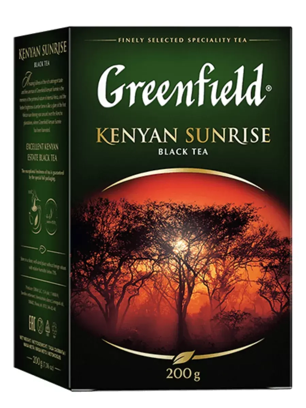 Чай черный листовой Kenyan Sunrise, 200 гр