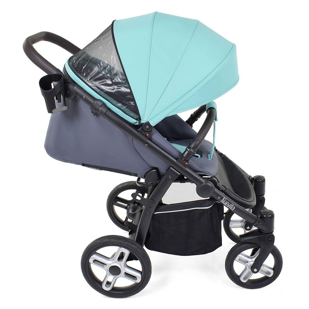 Прогулочная коляска Nuovita Modo Terreno Turchese grigio / Бирюзово-серый