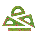 Набор геометр "Микс для девочек 2024" мягкий пластик 3 предм (Пчелка)