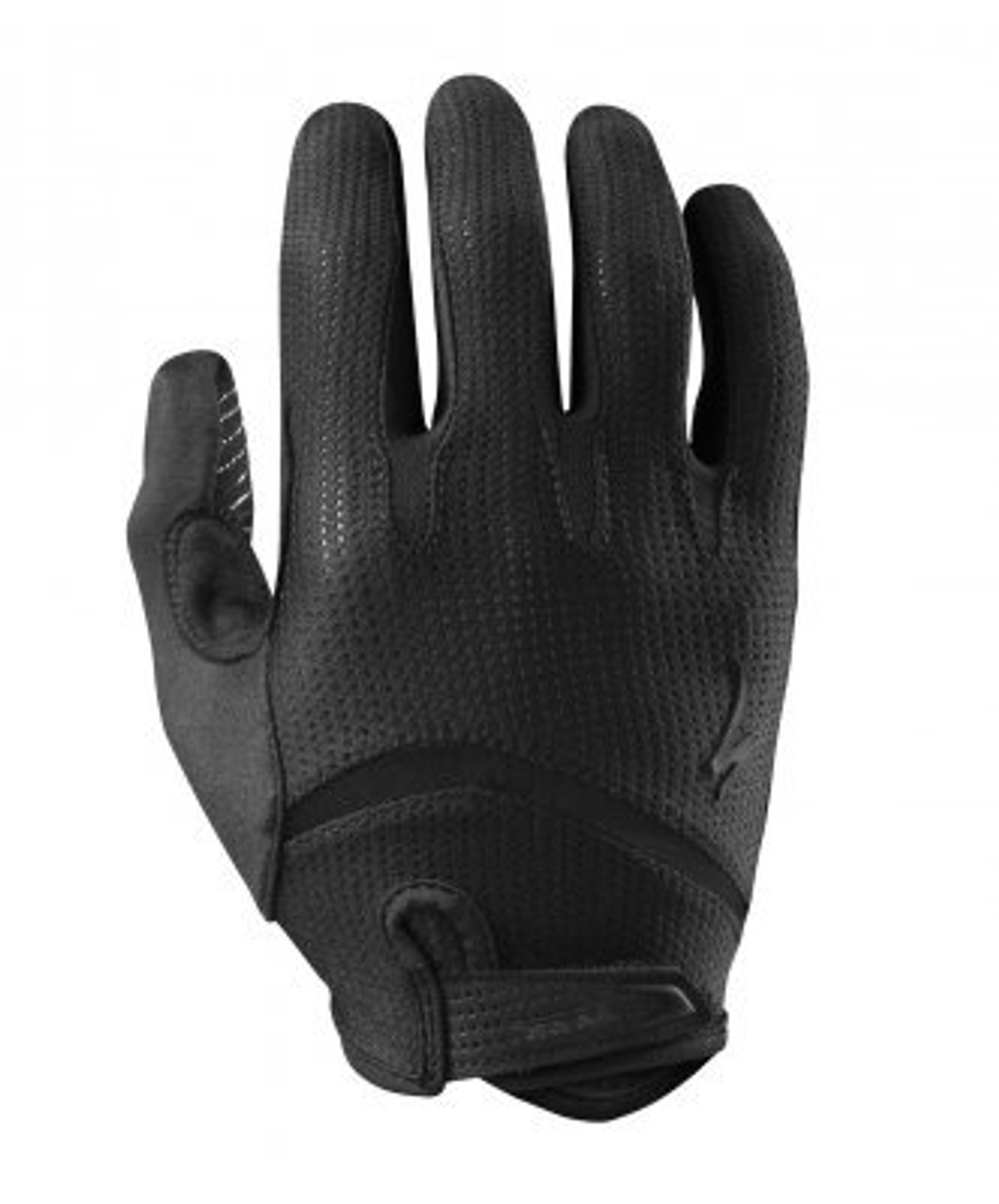 Велоперчатки Specialized BG Gel, длин. пальцы, черный/черный, размер S (671E-3812)