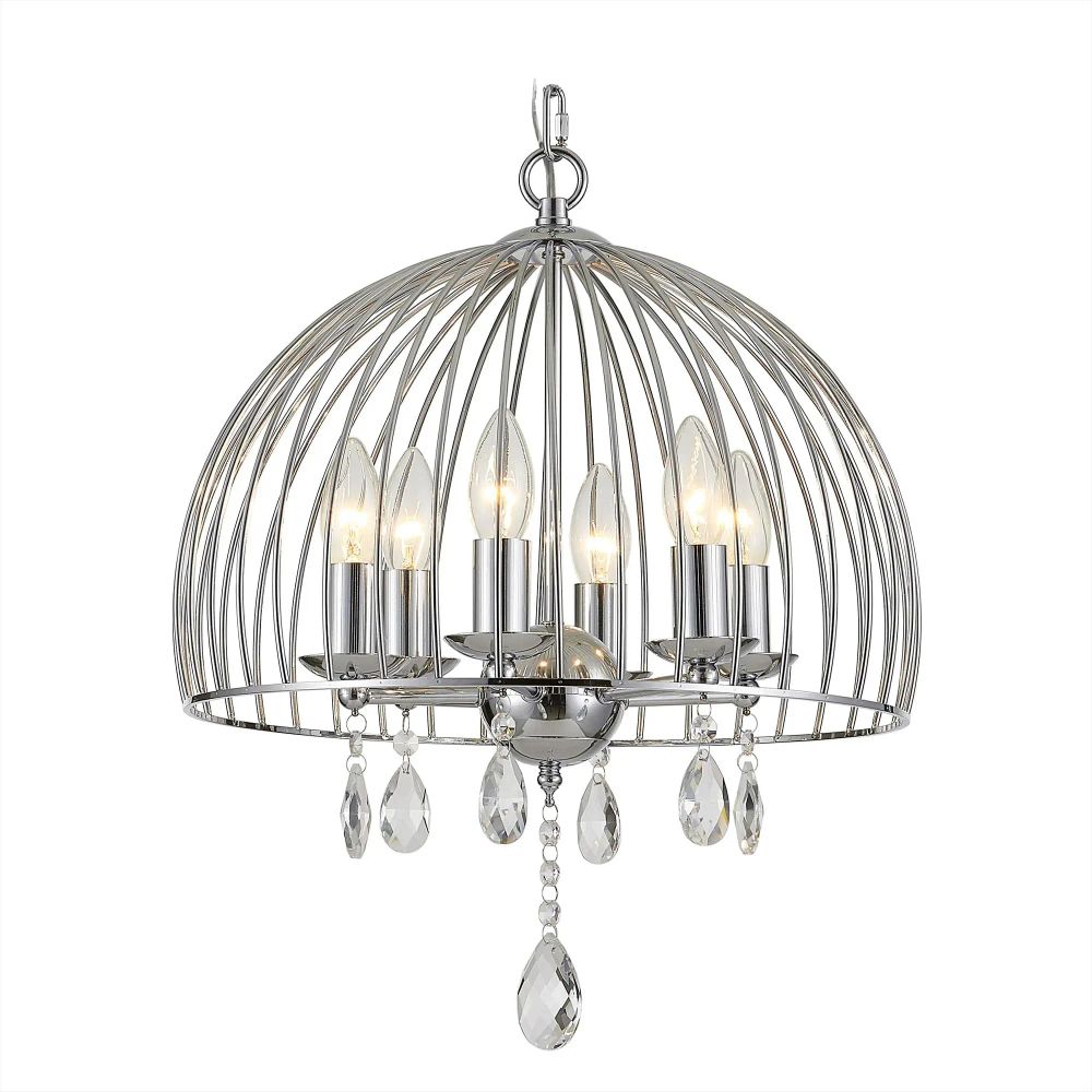 Citilux Джина CL462261 Люстра подвесная Хром