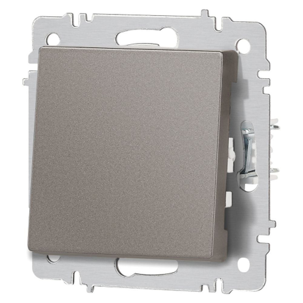 Выключатель Intro Accent 6-101-09 10А-250В, IP20, СУ, AL/CU, титан | Intro