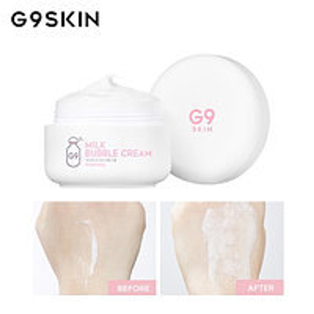 Berrisom G9 Skin Milk Bubble Cream пузырьковый крем с молочными протеинами