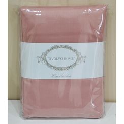 Простынь сатин с наволочками гр.розовый  TIVOLYO HOME