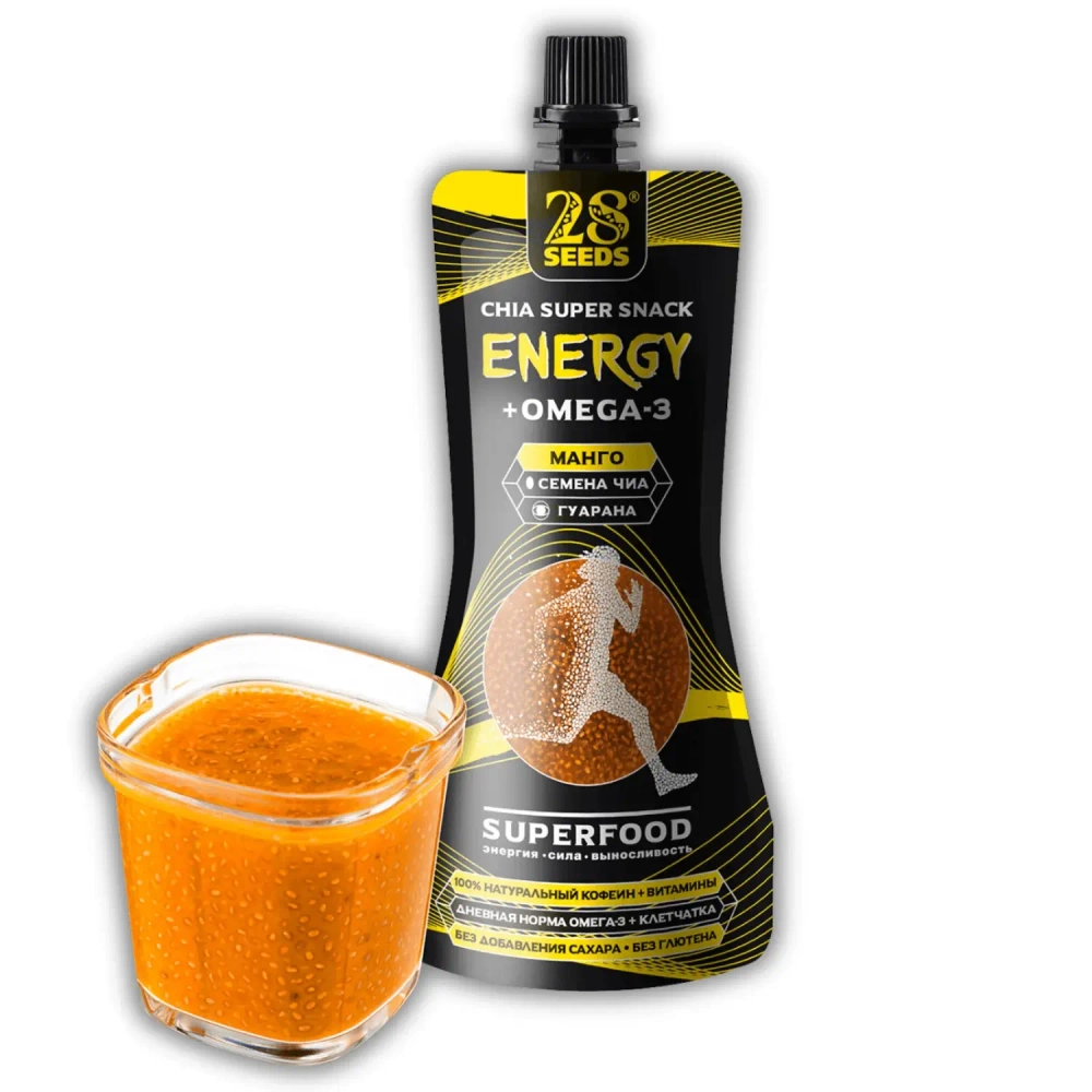 Энергетический снек ЧИА ОМЕГА-3 «Манго» 150 г