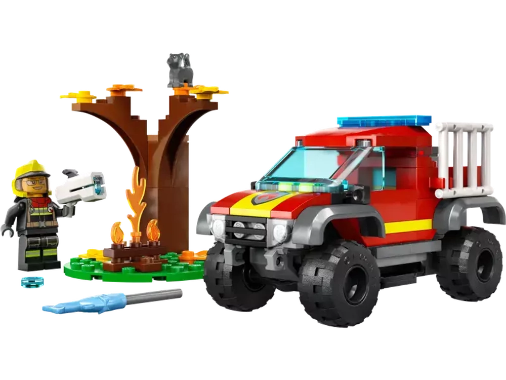 (Бронь) LEGO® 60393 4x4 Fire Truck Rescue
