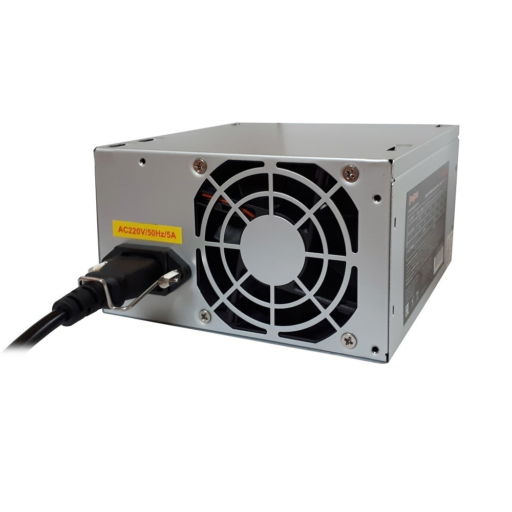 Блок питания Exegate EX253683RUS-S Блок питания AA450, ATX, SC, 8cm fan, 24p+4p, 2*SATA, 1*IDE + кабель 220V с защитой от выдергивания