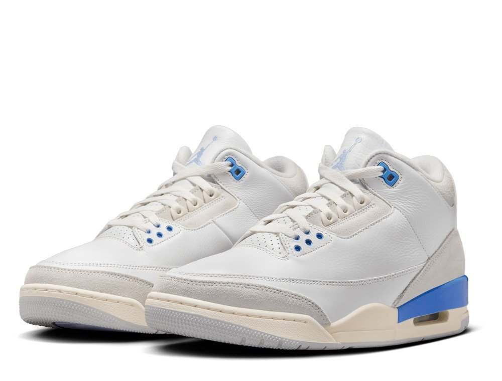 Баскетбольные кроссовки Air Jordan 3 Retro "Lucky Shorts" White