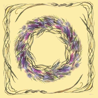 Шелковый платок JUSAN YELLOW 90x90