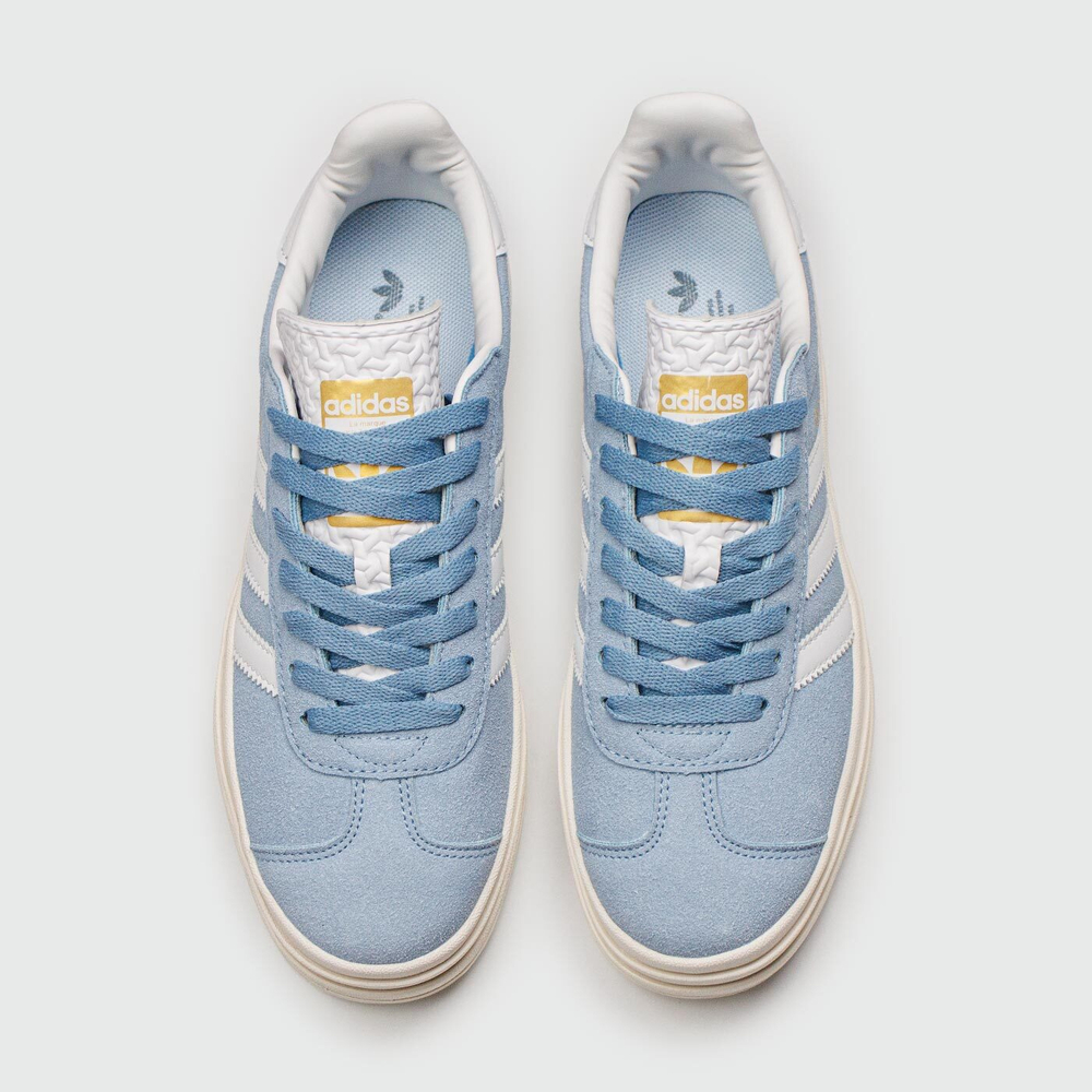 Кроссовки Adidas Gazelle Bold Sky Blue / White Wmns