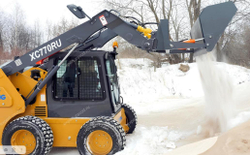 Ковш верхней загрузки на Телескопический мини-погрузчик JCB