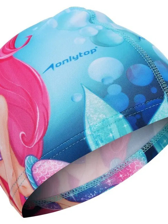 Набор для плавания детский ONLYTOP Swim «Русалка»: очки+шапочка, обхват 46-52