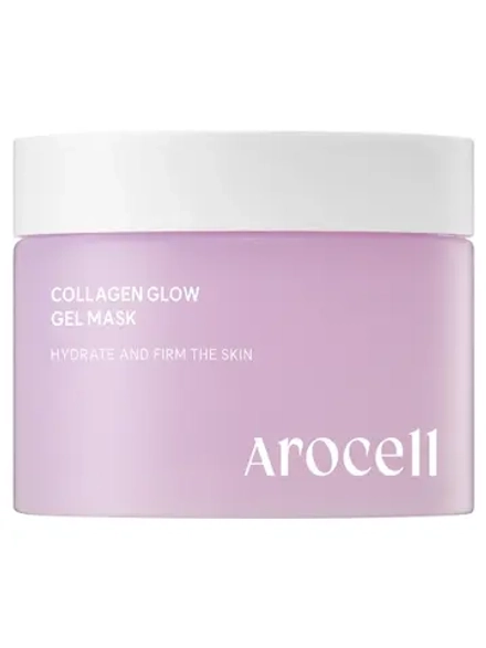 Коллагеновая гелевая маска для сияния c экстрактом пиона AROCELL Collagen Glow Gel Mask 100г