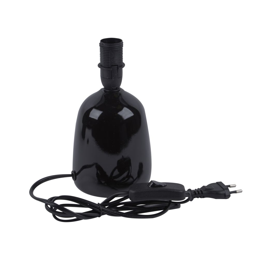 UML-B305 E14 BLACK Светильник настольный декоративный под лампу Е14. 40W. Механический выключатель. Черный. ТМ Uniel
