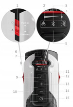 Автоматический мастурбатор Leten Alice Future Pro 3.0 (вагина и анус) (Цвет: бело-черный)