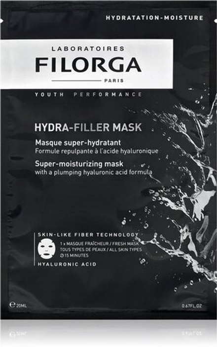 FILORGA HYDRA-FILLER MASK - увлажняющая маска для лица с разглаживающим эффектом /  1 szt.   / GTIN 3401360225121