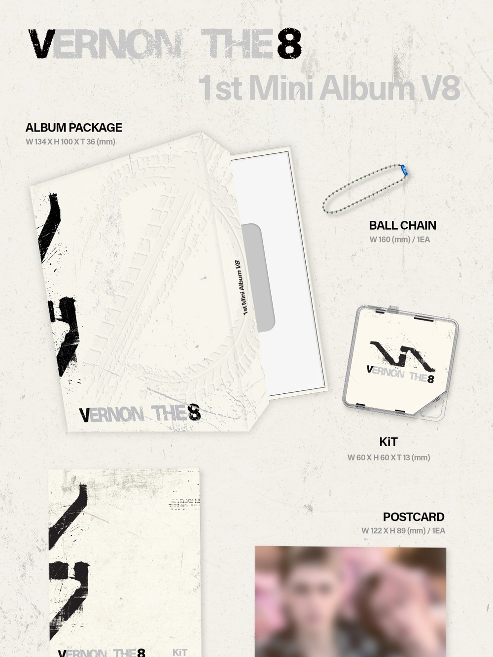 (ПРЕДЗАКАЗ) Альбом V8 (SEVENTEEN) - V8 1st Mini Album KiT Version