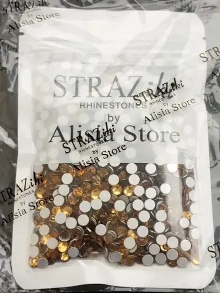Стразы холодной фиксации стекло ss20 Lt. C. Topaz