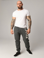 Трикотажные прямые флисовые брюки Abercrombie & Fitch FABT12