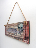 Панно на стену для интерьера "Мечта рыбака"