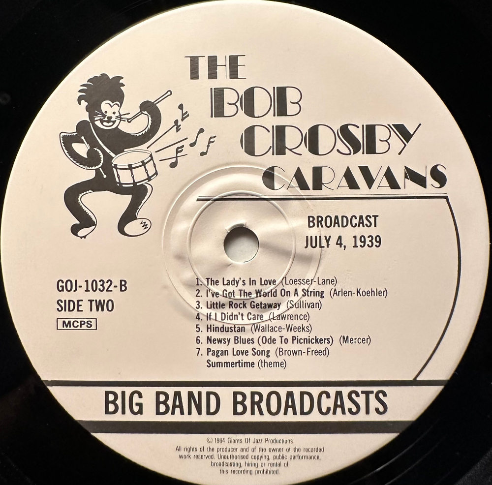 Bob Crosby - Suddenly It's 1939 (США 1984г.)