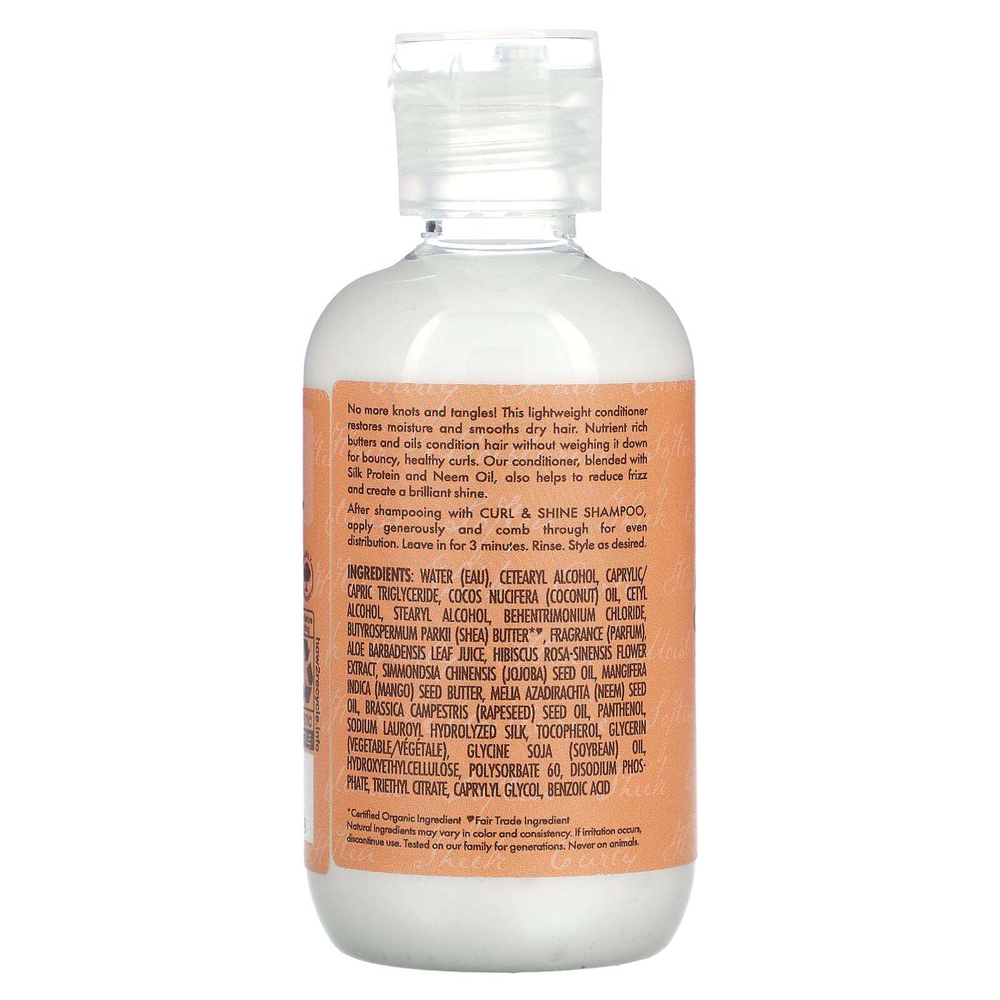 SheaMoisture, Кондиционер для завивки и блеска, для густых вьющихся волос, кокос и гибискус, 95 мл (3,2 жидк. унц.)