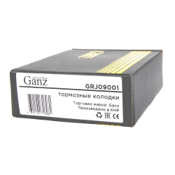 Колодки GANZ передние ВАЗ 2108-15 LADA 2108-15 Арт.:GRJ09001