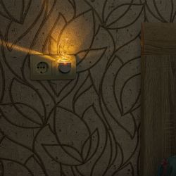 DTL-315 Месяц-White Светильник-ночник. Без выключателя. Белый. ТМ Uniel