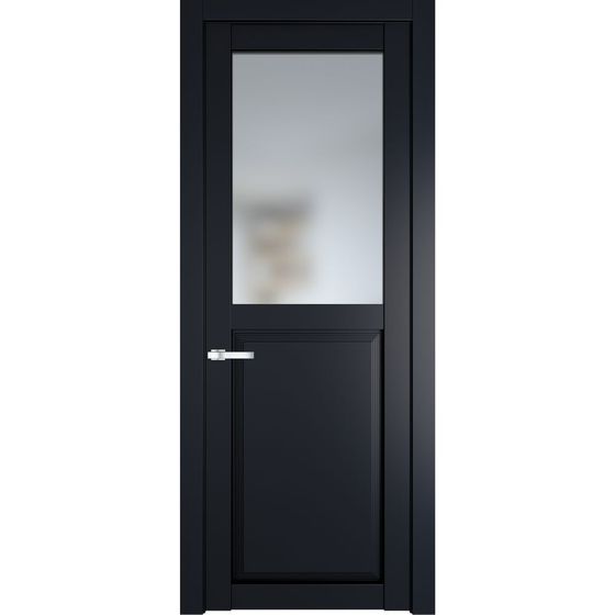 Межкомнатная дверь эмаль Profil Doors 2.6.2PD нэви блу остеклённая
