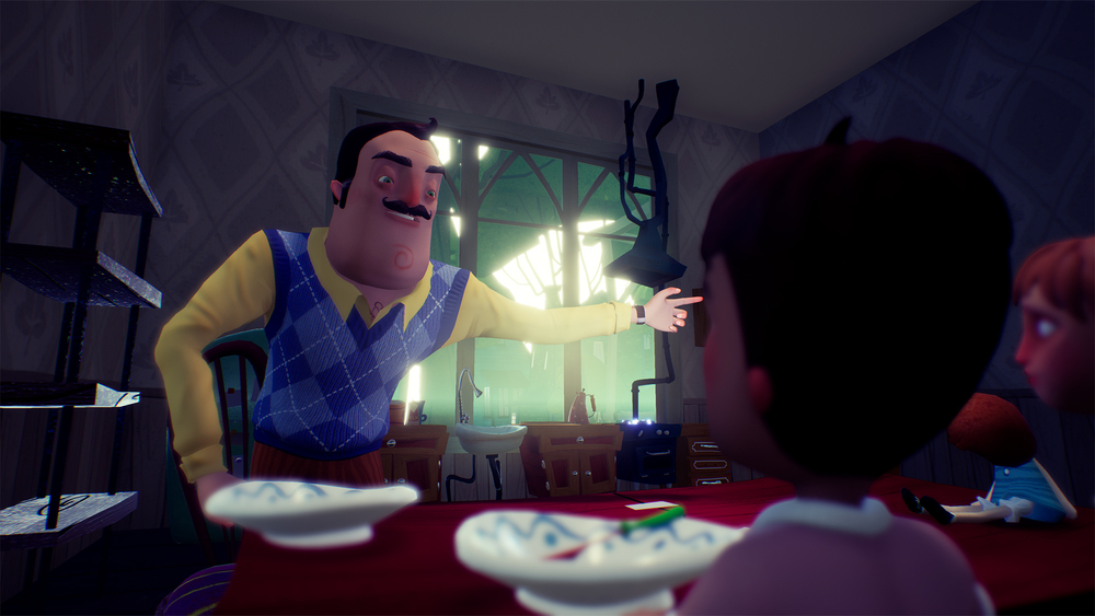 Hello Neighbor: Hide & Seek (Привет Сосед) (диск для PS4, интерфейс и субтитры на русском языке)