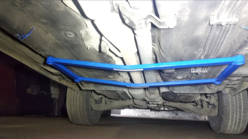 Усилитель жесткости средний нижний 4-х точечный Mitsubishi Outlander 2 XL, Citroen C-Crosser и Peugeot 4007 (ПОД ЗАКАЗ)