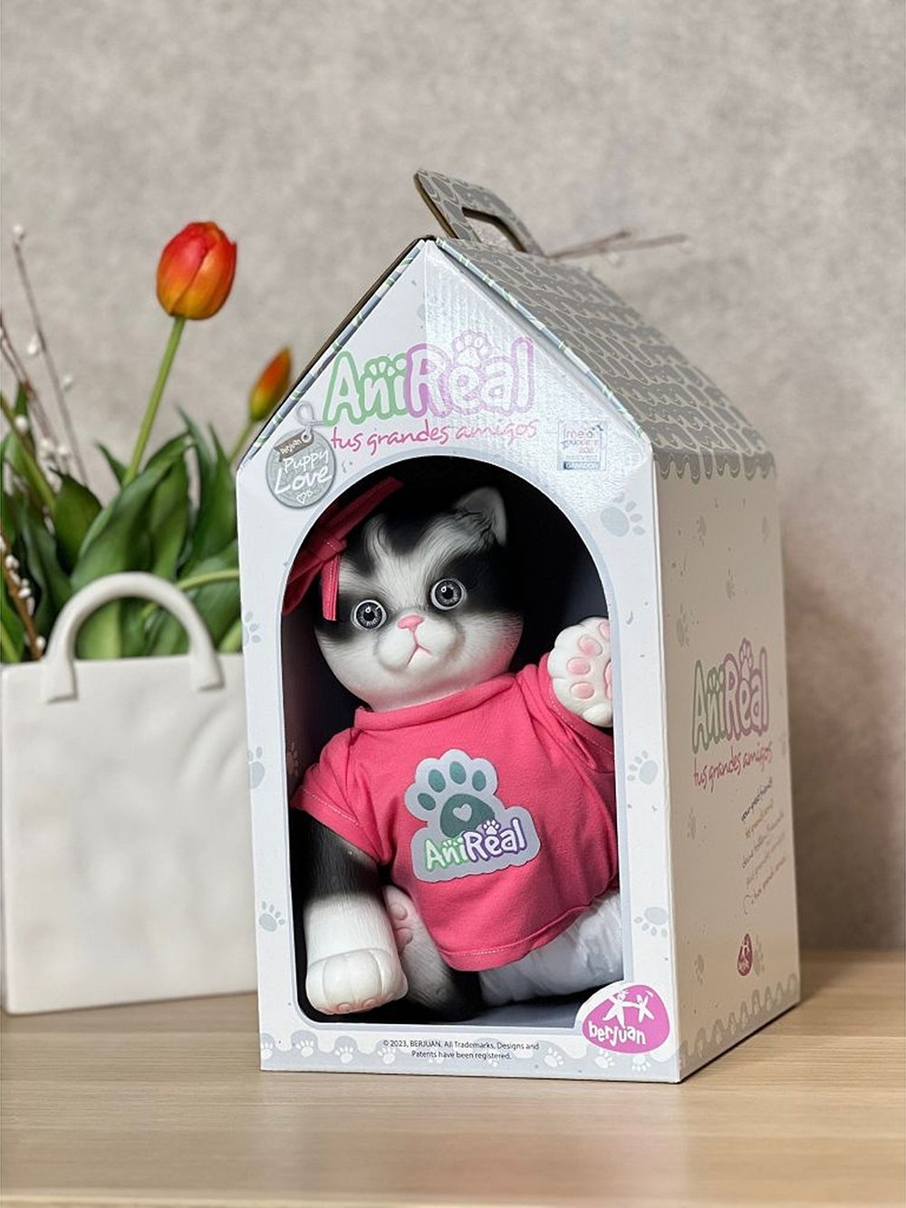 Игрушка мягконабивная 35см AniReal Кошечка (60103)