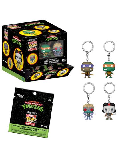 Брелок Funko Pocket POP! TMNT 1 штука (из 4) 88297 / Брелок Фанко Покет ПОП! по мотивам франшизы "Черепашки-ниндзя"