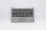 Верхняя панель с клавиатурой (топкейс) для ноутбука Lenovo IdeaPad 5-14IIL05. раскладка - русская, с подсветкой, серая (5CB0Y88531), оригинал