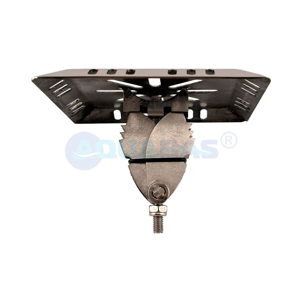 ФР.120.0-01 Форсунка донная c распорным механизмом (для труб д.50-75мм) квадратная лицевая панель