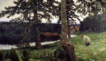 "Озеро", Васнецов А. М., картина для интерьера (репродукция)