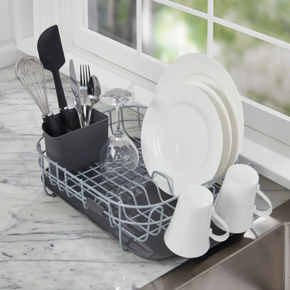 KitchenAid Сушилка для посуды 44,6x32x16 см низкопрофильная серая