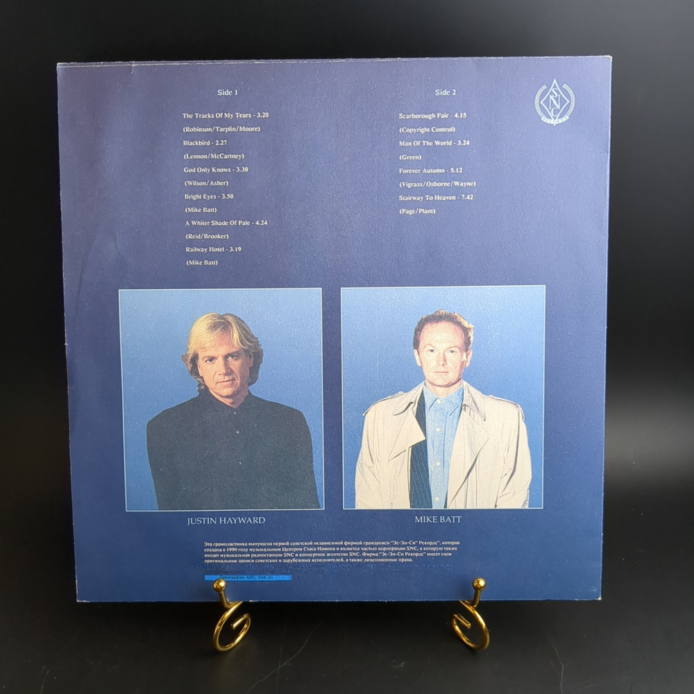 LP Classic Blue - Justin Hayward Mike Batt . Виниловая пластинка 12 дюймов. SNC Records