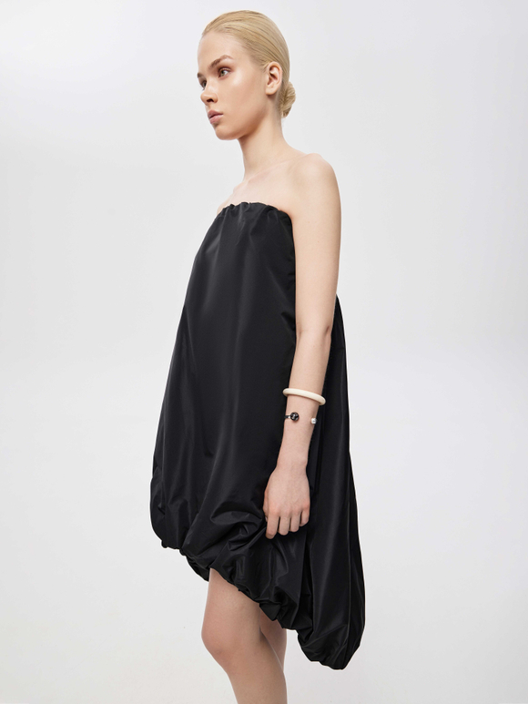 Платье баллон из греческой тафты